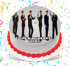 James Bond Edible Image Cake Topper Personalized Birthday Sheet Custom Frosting Round Circle