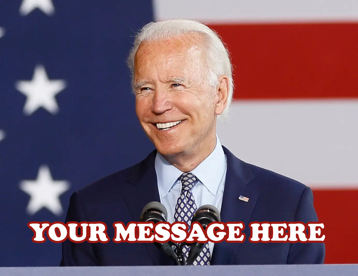 Joe Biden Edible Image Cake Topper Personalized Frosting Icing Sheet Custom