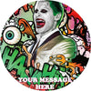 Joker Edible Image Cake Topper Personalized Birthday Sheet Custom Frosting Round Circle