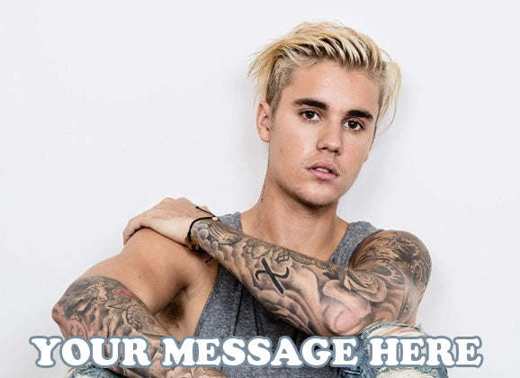 Justin Bieber Edible Image Cake Topper Personalized Birthday Sheet Decoration Custom Party Frosting Transfer Fondant