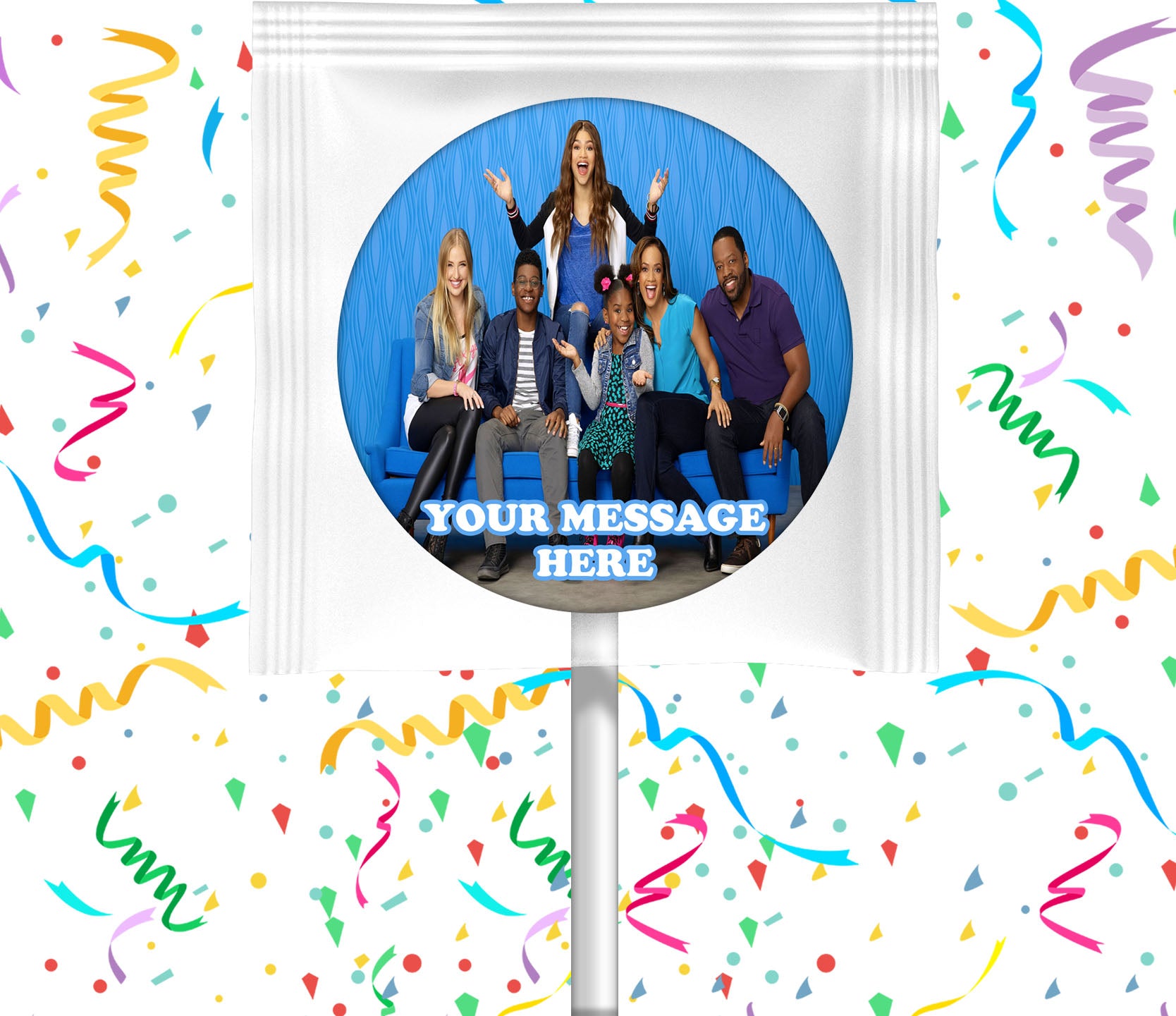 KC Undercover Lollipops Party Favors Personalized Suckers 12 Pcs