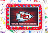 Kansas City Chiefs Edible Image Cake Topper Personalized Frosting Icing Sheet Custom