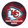Kansas City Chiefs Edible Image Cake Topper Personalized Frosting Icing Sheet Custom Round