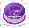 Kansas State University Edible Image Cake Topper Personalized Birthday Sheet Custom Frosting Round Circle