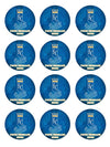 Kansas City Royals Edible Cupcake Toppers (12 Images) Cake Image Icing Sugar Sheet