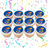 Kansas Jayhawks Edible Cupcake Toppers (12 Images) Cake Image Icing Sugar Sheet