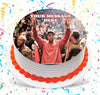 Kanye West Edible Image Cake Topper Personalized Birthday Sheet Custom Frosting Round Circle