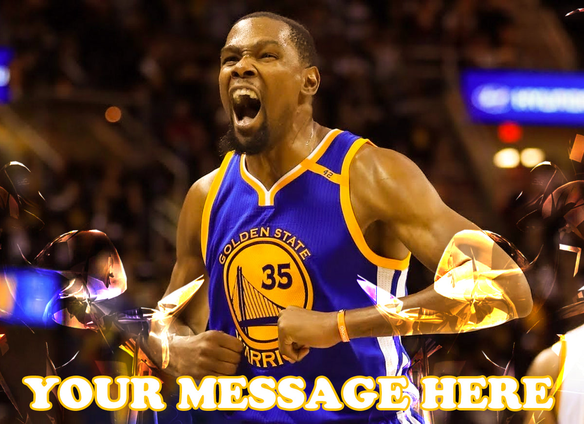 Kevin Durant Edible Image Cake Topper Personalized Birthday Sheet Decoration Custom Party Frosting Transfer Fondant