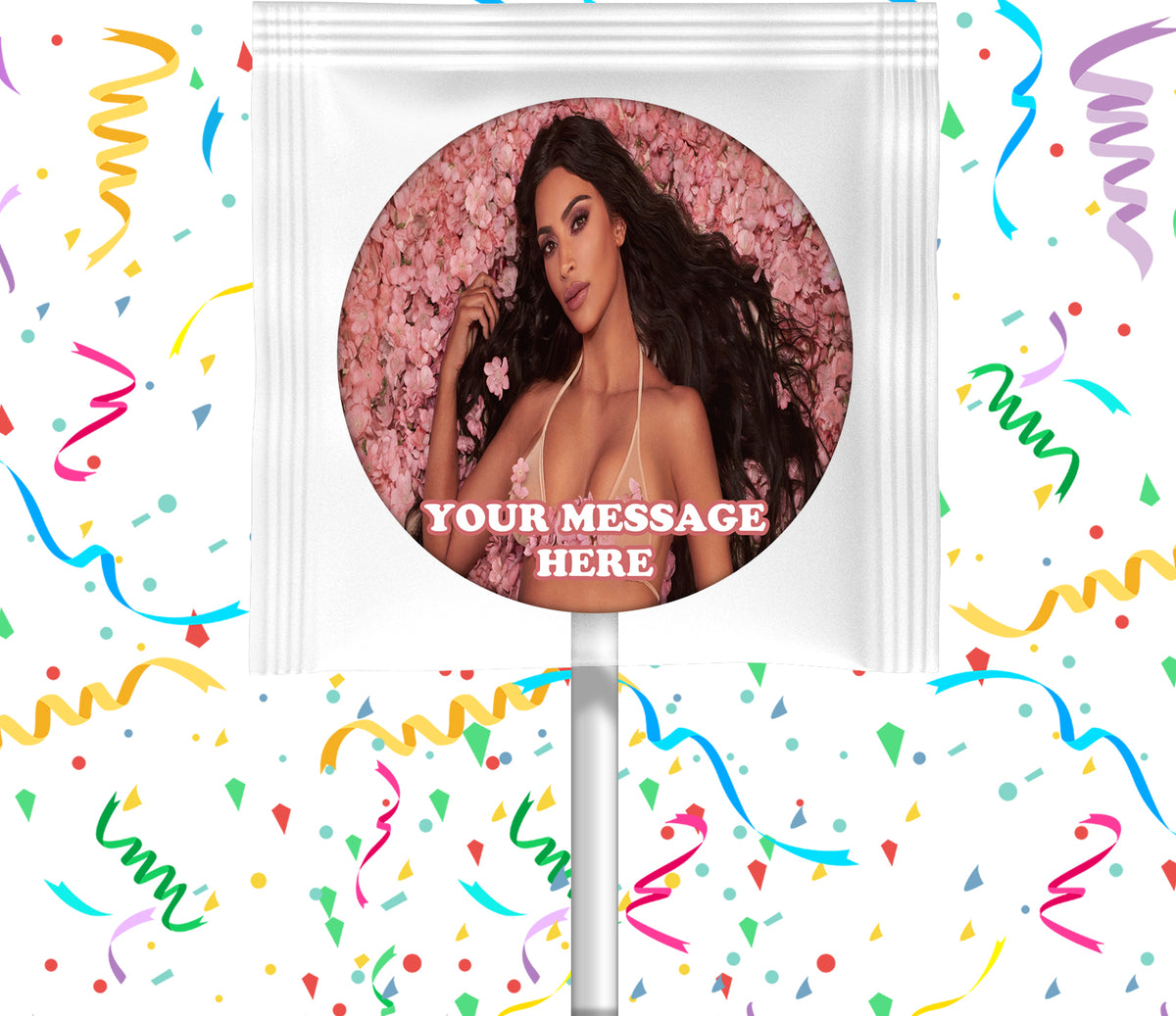 Kim Kardashian Lollipops Party Favors Personalized Suckers 12 Pcs