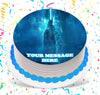 Godzilla King Of The Monsters Edible Image Cake Topper Personalized Birthday Sheet Custom Frosting Round Circle