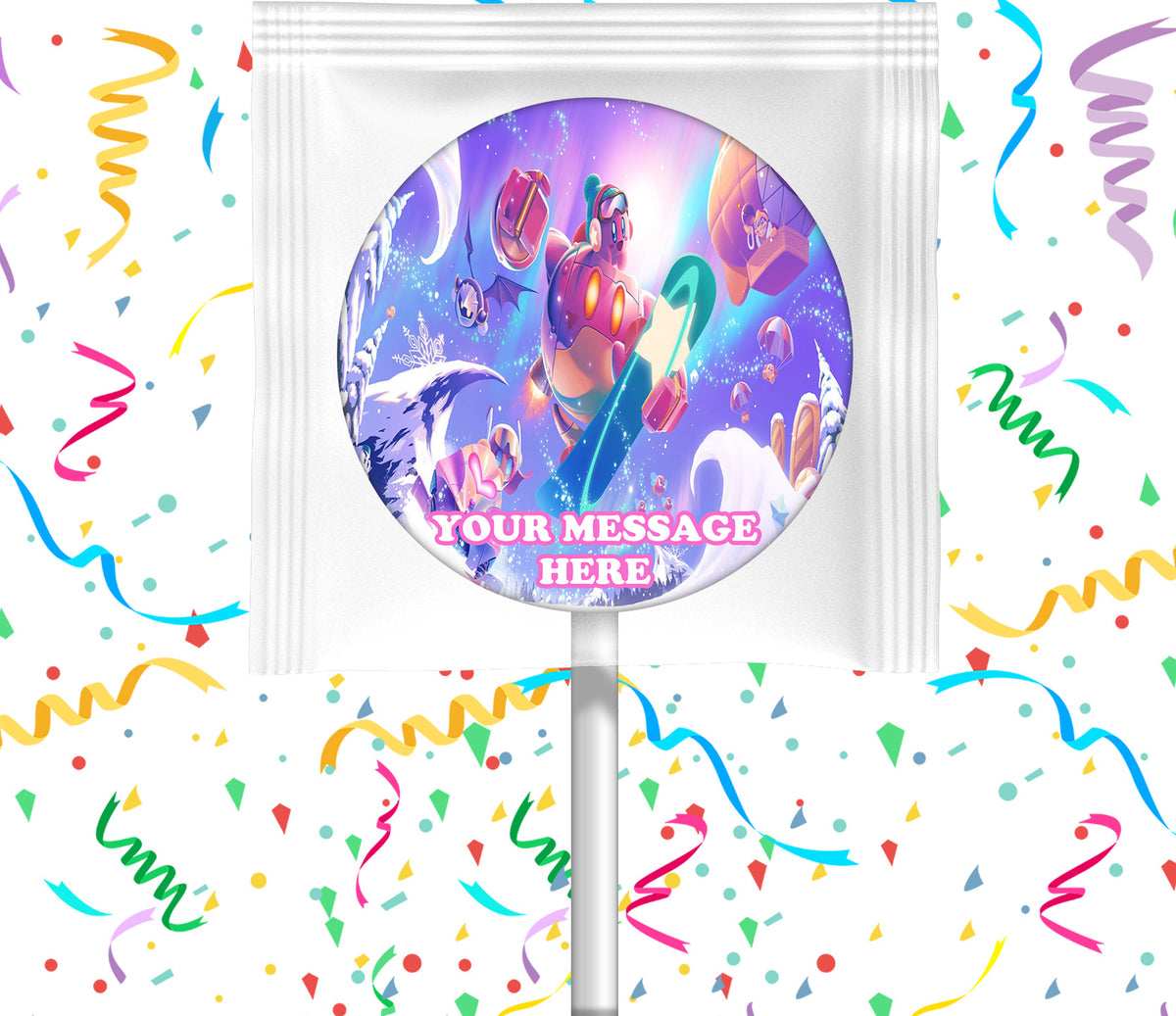 Kirby Lollipops Party Favors Personalized Suckers 12 Pcs