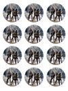 Kiss Edible Cupcake Toppers (12 Images) Cake Image Icing Sugar Sheet