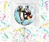 Kung Fu Panda Lollipops Party Favors Personalized Suckers 12 Pcs