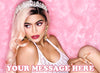 Kylie Jenner Edible Image Cake Topper Personalized Birthday Sheet Decoration Custom Party Frosting Transfer Fondant