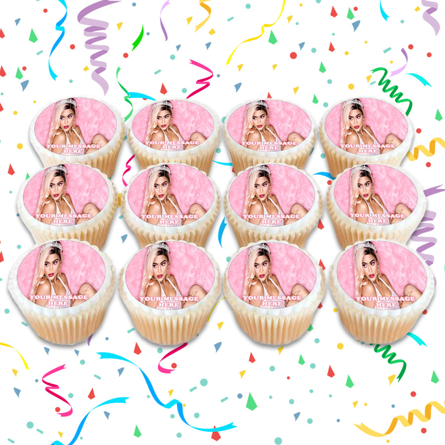 Kylie Jenner Edible Cupcake Toppers (12 Images) Cake Image Icing Sugar Sheet