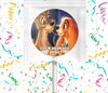 Lady And The Tramp Lollipops Party Favors Personalized Suckers 12 Pcs