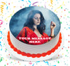 Lana Del Rey Edible Image Cake Topper Personalized Birthday Sheet Custom Frosting Round Circle