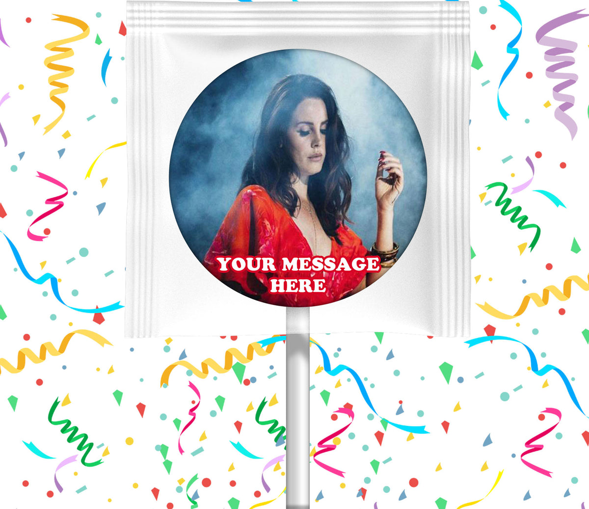 Lana Del Rey Lollipops Party Favors Personalized Suckers 12 Pcs