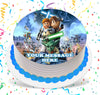 Lego Star Wars Edible Image Cake Topper Personalized Birthday Sheet Custom Frosting Round Circle