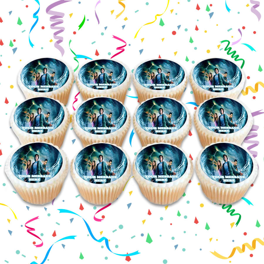 Percy Jackson Edible Cupcake Toppers (12 Images) Cake Image Icing Sugar Sheet Edible Cake Images