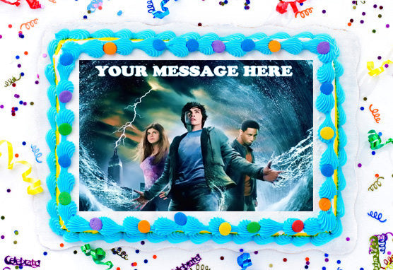 Percy Jackson Edible Image Cake Topper Personalized Birthday Sheet Decoration Custom Party Frosting Transfer Fondant