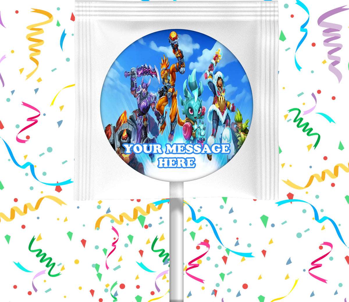 Lightseekers Lollipops Party Favors Personalized Suckers 12 Pcs