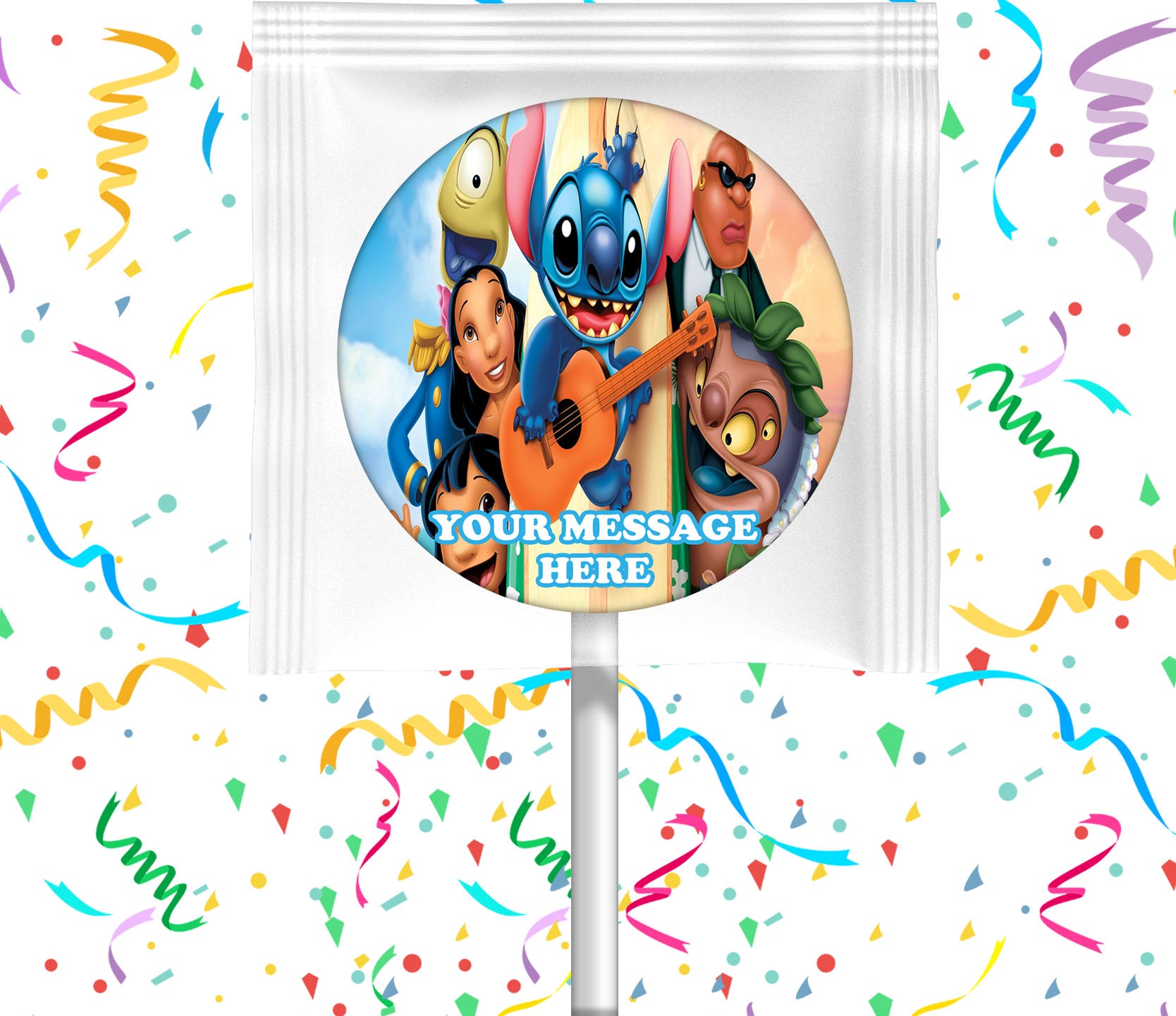 10 LILO and Stitch favor/party tags OR cupcake toppers