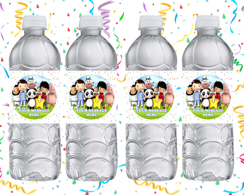 Little Baby Bum Water Bottle Stickers 12 Pcs Labels Party Favors Supplies Decorations