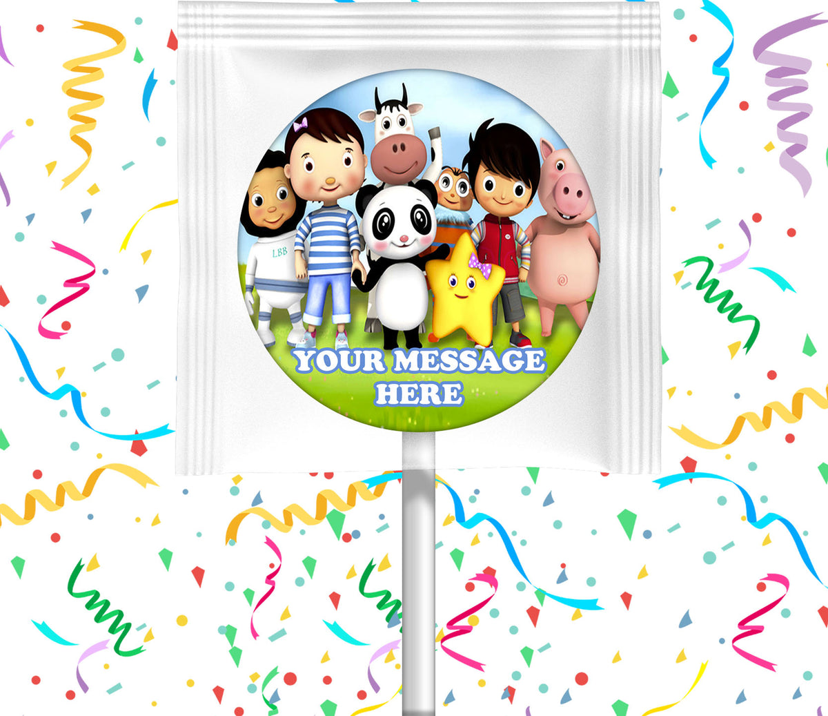 Little Baby Bum Lollipops Party Favors Personalized Suckers 12 Pcs