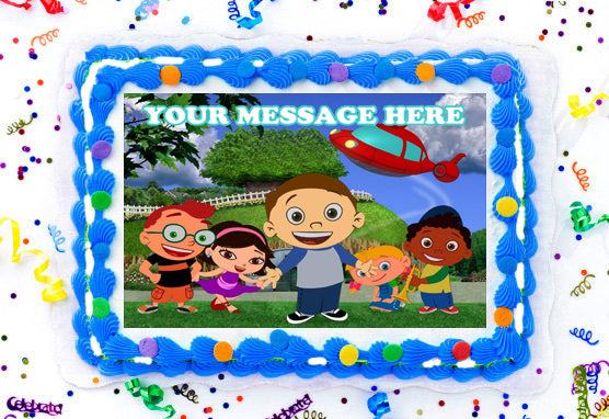 Little Einsteins Edible Image Cake Topper Personalized Birthday Sheet Decoration Custom Party Frosting Transfer Fondant