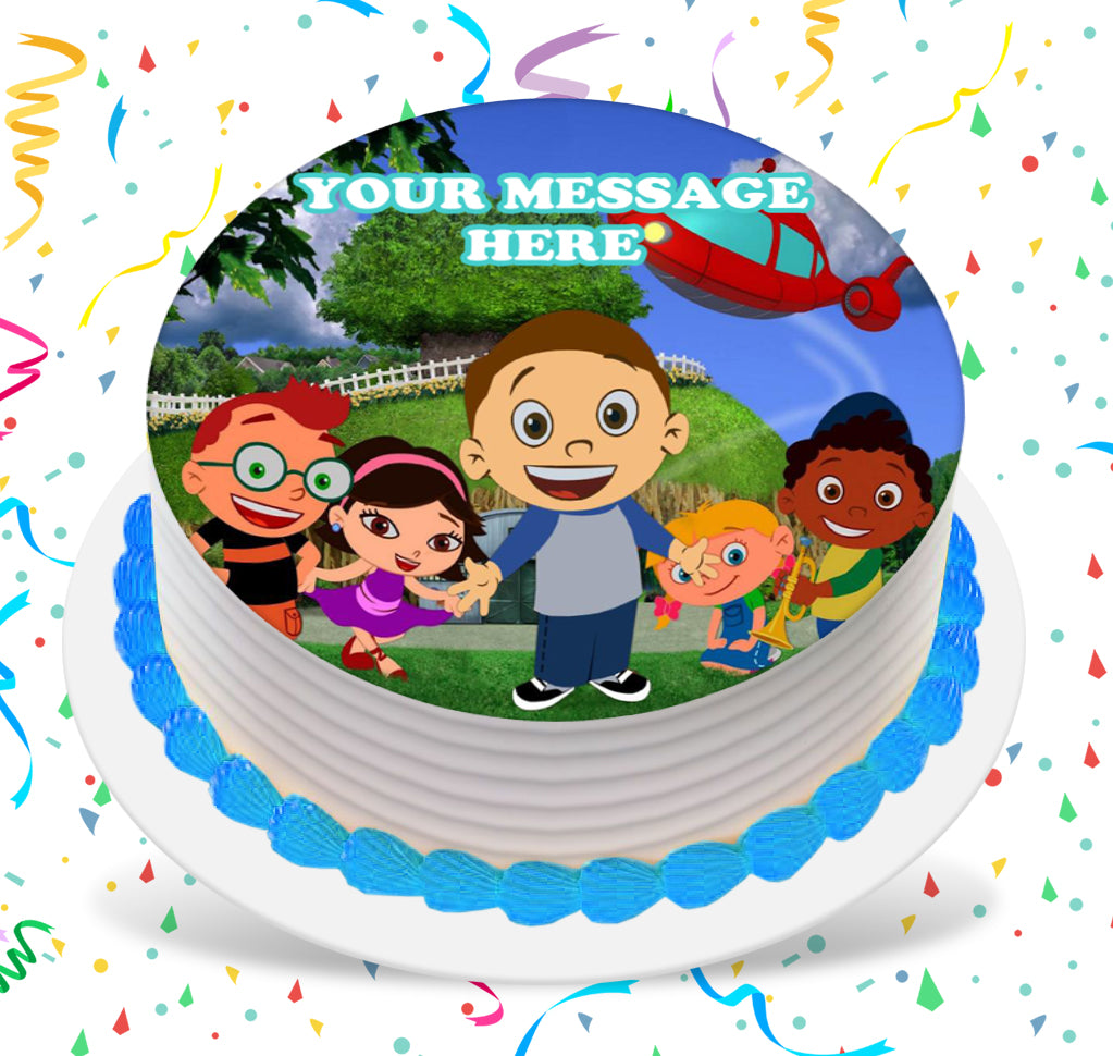 Little Einsteins Edible Image Cake Topper Personalized Birthday Sheet Custom Frosting Round Circle