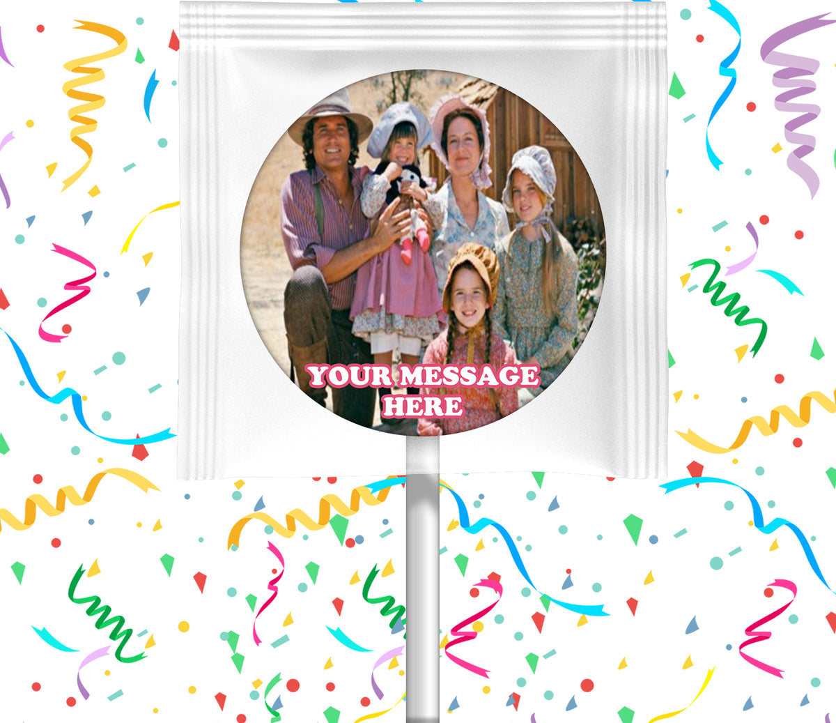 Little House On The Prairie Lollipops Party Favors Personalized Suckers 12 Pcs
