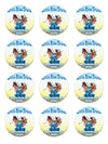 Little Blue Truck Edible Cupcake Toppers (12 Images) Cake Image Icing Sugar Sheet