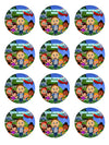 Little Einsteins Edible Cupcake Toppers (12 Images) Cake Image Icing Sugar Sheet