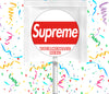 Supreme Lollipops Party Favors Personalized Suckers 12 Pcs