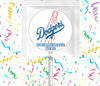 Los Angeles Dodgers Lollipops Party Favors Personalized Suckers 12 Pcs