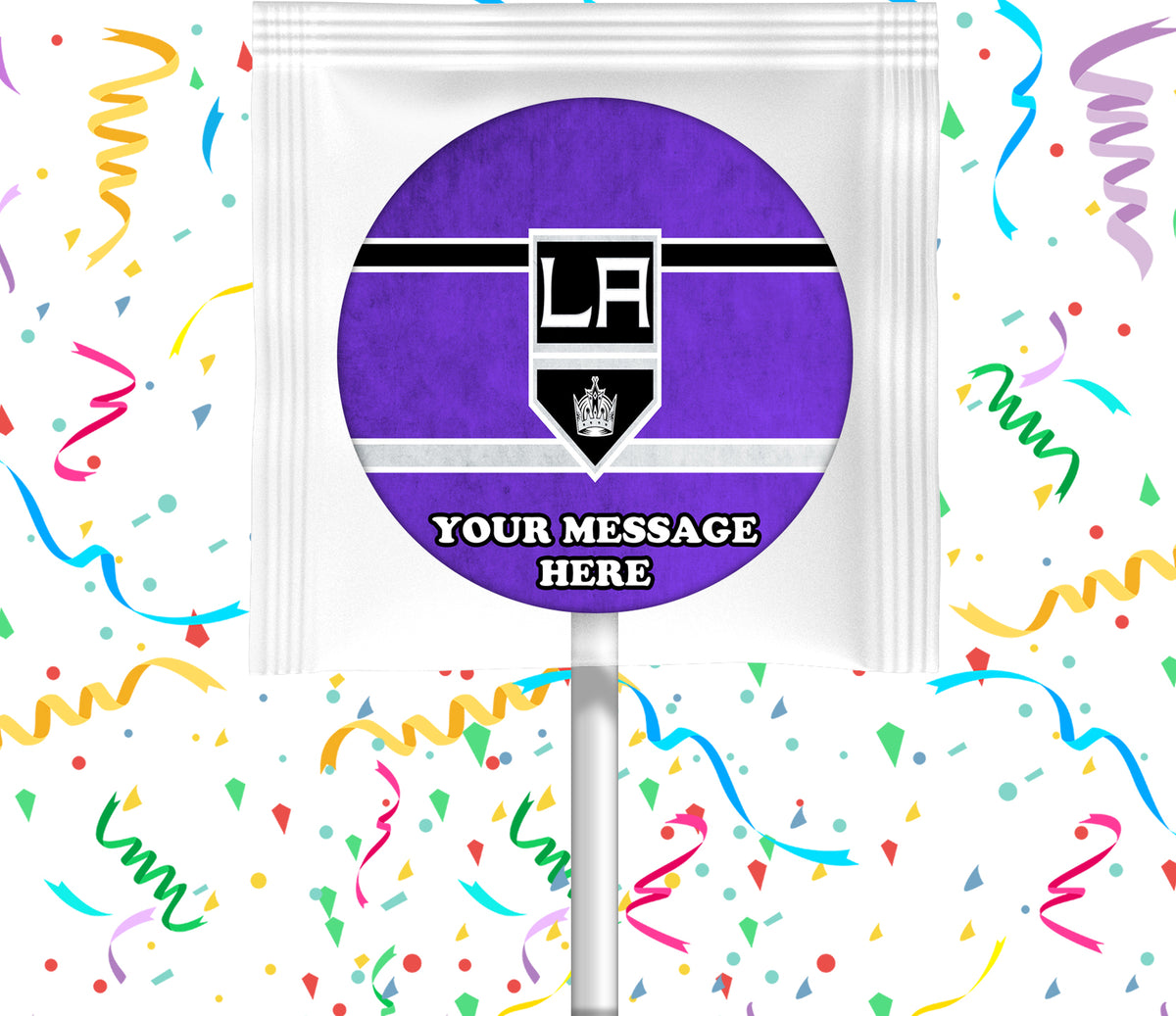 Los Angeles Kings Lollipops Party Favors Personalized Suckers 12 Pcs
