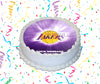 Los Angeles Lakers Edible Image Cake Topper Personalized Birthday Sheet Custom Frosting Round Circle