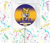 Louisiana State University LSU Lollipops Party Favors Personalized Suckers 12 Pcs
