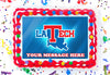 Louisiana Tech University Edible Image Cake Topper Personalized Birthday Sheet Decoration Custom Party Frosting Transfer Fondant