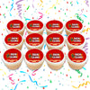 Louisiana Ragin' Cajuns Edible Cupcake Toppers (12 Images) Cake Image Icing Sugar Sheet