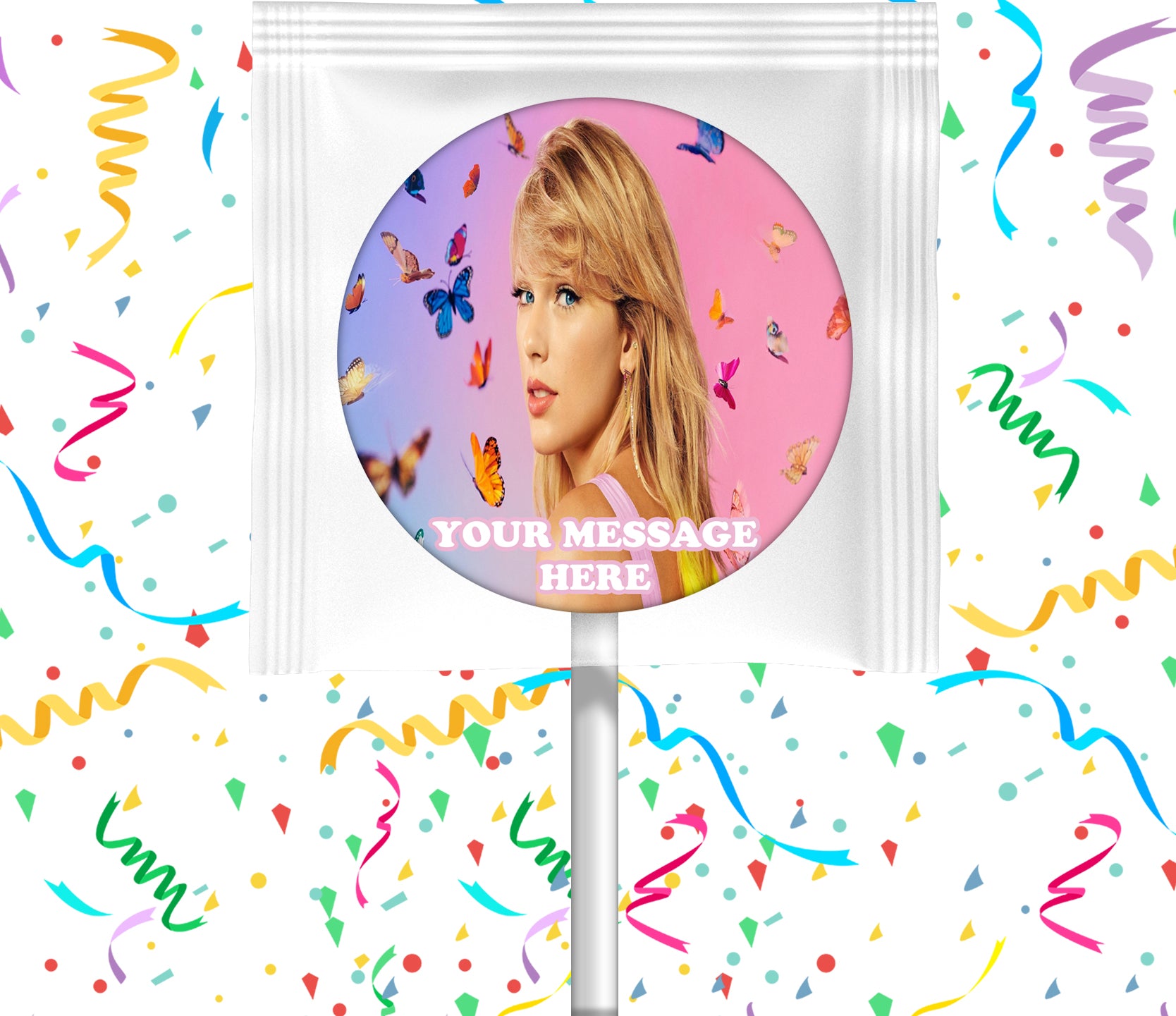 Taylor Swift Lollipops Party Favors Personalized Suckers 12 Pcs