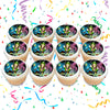 Luigi's Mansion Edible Cupcake Toppers (12 Images) Cake Image Icing Sugar Sheet