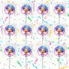 Luna Petunia Lollipops Party Favors Personalized Suckers 12 Pcs
