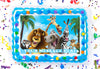 Madagascar Edible Image Cake Topper Personalized Birthday Sheet Decoration Custom Party Frosting Transfer Fondant