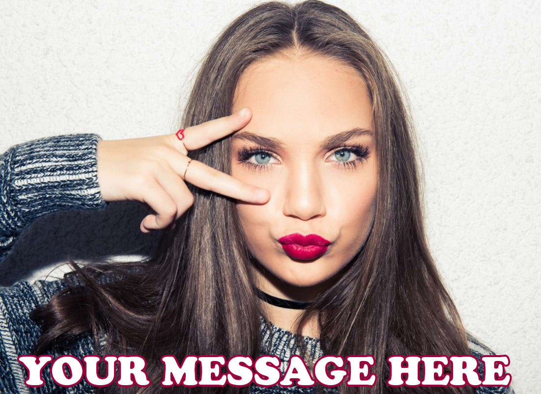 Maddie Ziegler Edible Image Cake Topper Personalized Birthday Sheet Decoration Custom Party Frosting Transfer Fondant