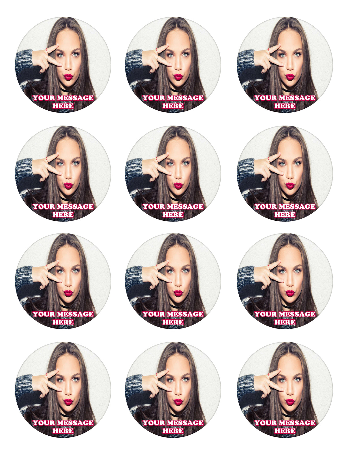 Maddie Ziegler Edible Cupcake Toppers (12 Images) Cake Image Icing Sugar Sheet