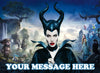 Maleficent Edible Image Cake Topper Personalized Birthday Sheet Decoration Custom Party Frosting Transfer Fondant