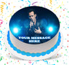 Marc Anthony Edible Image Cake Topper Personalized Birthday Sheet Custom Frosting Round Circle