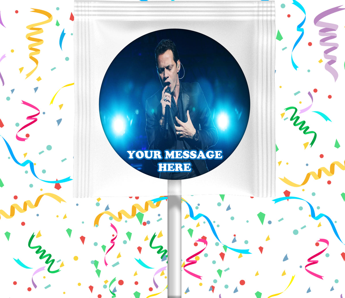 Marc Anthony Lollipops Party Favors Personalized Suckers 12 Pcs